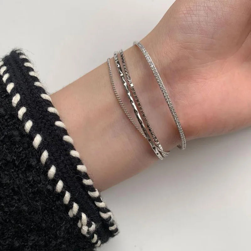 Vintage Layer Chain Bangles - Party Jewelry