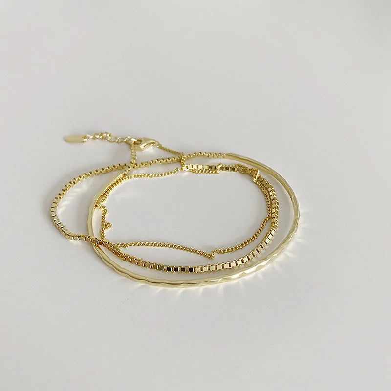 Vintage Layer Chain Bangles - Party Jewelry
