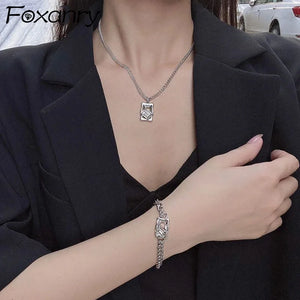 Vintage Zircon Geometric Bracelets for Women