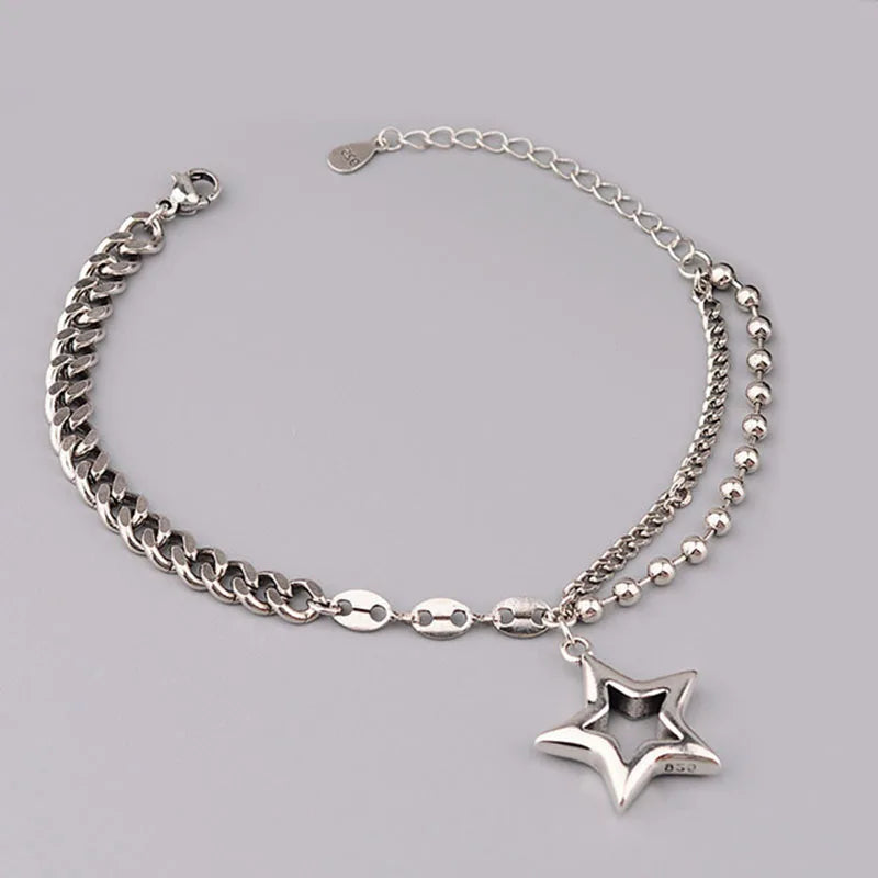 Stamp Bracelets for Women Chain LOVE Heart Party Jewelry Gift
