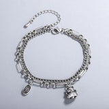 Stamp Bracelets for Women Chain LOVE Heart Party Jewelry Gift