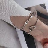 Stamp Bracelet LOVE Heart Punk Party Jewelry