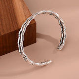 Vintage Punk Bracelet Double-layered Geometric Party Jewelry