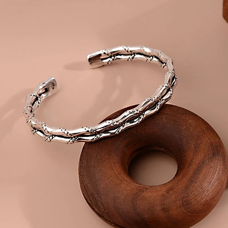 Vintage Punk Bracelet Double-layered Geometric Party Jewelry