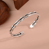 Vintage Punk Bracelet Double-layered Geometric Party Jewelry