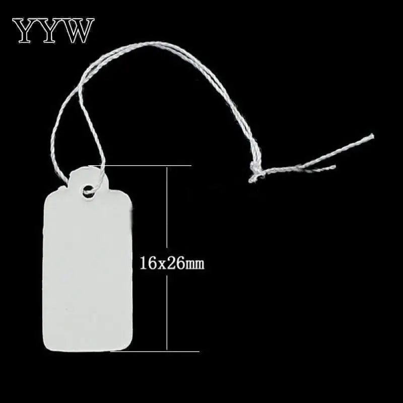 500 pcs Jewelry Strung Pricing Tags with String