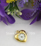 12PCS Roman Numerals Heart Watch Face Charms