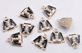 20PCS Enamel Dress Charms - Golden Color