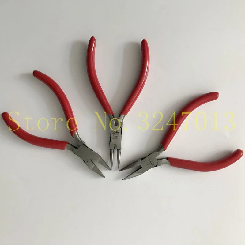 3Pc Round Flat Chain Plier Set Jewelry Making