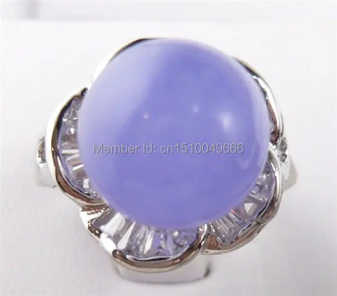 Purple Zircon Stone Jewelry Size 8#