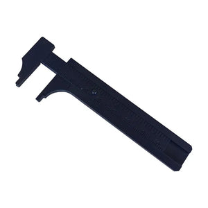 10pcs Plastic Ruler Jewelry Tools 80mm Plastic Gauge