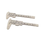 10pcs Plastic Ruler Jewelry Tools 80mm Plastic Gauge