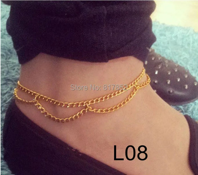 Chunky Chain Anklet Women's Ankle Chain in 3 Colors