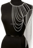Multi-Layer Single Shoulder Jewelry Chain
