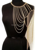 Multi-Layer Single Shoulder Jewelry Chain