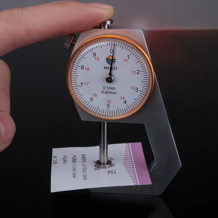 Caliper Thickness Gauge Mini Dial 0.1-20mm Jewelry Tool