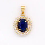 Charm Gemstone Pendant Necklace Hot Copper Jewelry