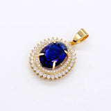 Charm Gemstone Pendant Necklace Hot Copper Jewelry