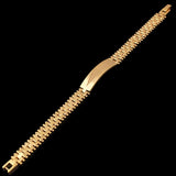 10mm Filled Link Chain Bracelets Unisex Jewelry