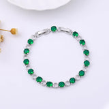 925 Silver Bracelet with Zircon for Women