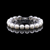 925 Silver Pearl Bracelet Hand Ornaments Wedding Gift