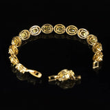925 Silver Bracelet with Citrine Gemstone for Women Party Gift