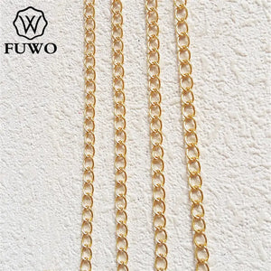 10M Brass Extension Chain 24k High Anti-Tarnish Chain 2.4*3.4mm