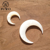 5pcs Shell Crescent Moon Horn Jewelry Making Supplies S002