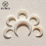 5pcs Shell Crescent Moon Horn Jewelry Making Supplies S002