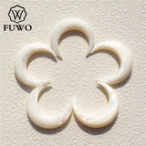 5pcs Shell Crescent Moon Horn Jewelry Making Supplies S002