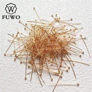 Brass Ball Needle Connect Clasps High Ball Headpins 1.8*30mm