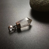Crystal Quartz Point Antique Copper Necklace PD363