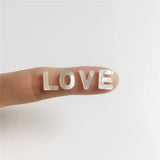 Mother Of Pearl Letter Beads For DIY Jewelry Making 26 pcs/lot