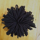 100pcs 6mmx50mm Rubber Bands Elastic Hair Bands Headband Decorations