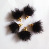 19 Colors Mini Pompon Faux Rabbit Fur Ball Jewelry Pendant Bag Chain Tassel