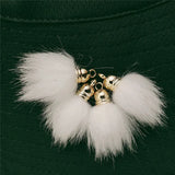 19 Colors Mini Pompon Faux Rabbit Fur Ball Jewelry Pendant Bag Chain Tassel