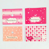200 Pcs DIY Jewelry Card English Letters 5cm*6.5cm