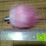 10pcs Rainbow Pompons Faux Rabbit Fur Ball DIY Jewelry Pendant