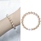 Stylish Freshwater Pearl Braided Bracelet for Women