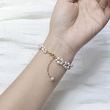 Elegant Freshwater Pearl Bracelet 4-5mm Natural Pearl Jewelry