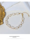 Elegant Freshwater Pearl Bracelet 4-5mm Natural Pearl Jewelry