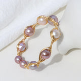 Baroque Freshwater Pearl Open Bracelet