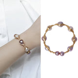 Baroque Freshwater Pearl Open Bracelet