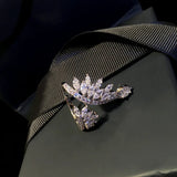 CZ Open Rings Crystal Branch Adjustable Finger Rings