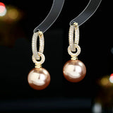 Removable Pearl Earrings for Women Wedding
