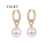 Removable Pearl Earrings for Women Wedding
