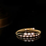 Natural Pearl Bangle Bracelet Multi-layer Women Gift