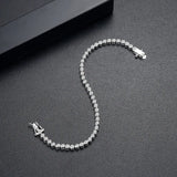 Micro Inlay CZ Tennis Round Bracelet Party Gift