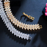 Elegant CZ Round Tennis Bracelet for Women