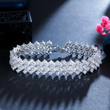 Elegant CZ Round Tennis Bracelet for Women